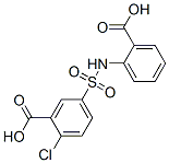 CAS#: 91-36-1, 5-[[(2-Carboxyphenyl)amino]sulphonyl]-2-chlorobenzoic acid
