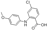 CAS 登录号：91-38-3， 4-氯-2-(4-甲氧基-苯基氨基)-苯甲酸