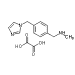 CAS#: 910036-84-9, 1-[4-(1H-Imidazol-1-ylmethyl)phenyl]-N-methylmethanamine ethanedioate (1:1)
