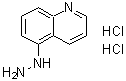 CAS 登录号：91004-60-3， 5-肼基-喹啉盐酸盐(1:2)
