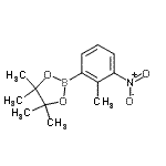 CAS#: 910235-64-2, 4,4,5,5-tetramethyl-2-(2-methyl-3-nitro-phenyl)-1,3,2-dioxaborolane