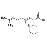 CAS#: 910442-04-5, (3E)-2-Cyclohexyl-4,8-dimethyl-3,7-nonadienoic acid