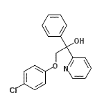 CAS#: 910442-21-6, 2-(4-Chlorophenoxy)-1-phenyl-1-(2-pyridinyl)ethanol