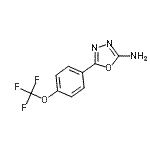 CAS#: 910442-23-8, 5-[4-(Trifluoromethoxy)phenyl]-1,3,4-oxadiazol-2-amine