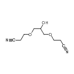 CAS#: 91054-94-3, 3,3'-[(2-Hydroxy-1,3-propanediyl)bis(oxy)]dipropanenitrile