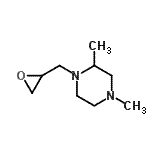 CAS#: 91086-22-5, 2,4-Dimethyl-1-(2-oxiranylmethyl)piperazine