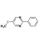 CAS 登录号：91091-04-2， 5-(甲硫基)-2-苯基嘧啶