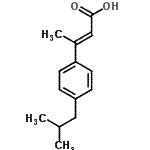 CAS#: 91121-60-7, (2E)-3-(4-Isobutylphenyl)-2-butenoic acid