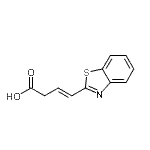 CAS#: 91137-33-6, (3E)-4-(1,3-Benzothiazol-2-yl)-3-butenoic acid