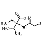 CAS#: 911460-76-9, (2S)-2-[(Chloroacetyl)amino]-2-ethyl-3-methylbutanoic acid