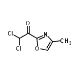 CAS#: 91190-64-6, 2,2-Dichloro-1-(4-methyl-1,3-oxazol-2-yl)ethanone