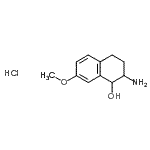 CAS#: 91247-12-0, 2-amino-7-methoxy-tetralin-1-ol hydrochloride