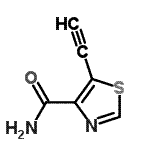 CAS#: 912639-78-2, 5-Ethynyl-1,3-thiazole-4-carboxamide