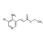 CAS#: 912760-87-3, Ethyl (2E)-3-(4-amino-5-bromo-3-pyridinyl)acrylate