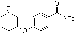CAS#: 912761-79-6, 4-(3-Piperidinyloxy)benzamide