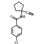 CAS#: 912762-28-8, 4-Chloro-N-(1-cyanocyclopentyl)benzamide