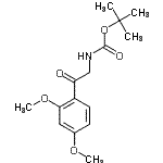 CAS#: 912762-41-5, 2-Methyl-2-propanyl [2-(2,4-dimethoxyphenyl)-2-oxoethyl]carbamate