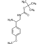 CAS#: 912762-82-4, 2-Methyl-2-propanyl [2-amino-2-(4-methoxyphenyl)ethyl]carbamate