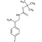 CAS#: 912762-88-0, 2-Methyl-2-propanyl [2-amino-2-(4-fluorophenyl)ethyl]carbamate