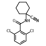 CAS#: 912763-58-7, 2,6-Dichloro-N-(1-cyanocyclohexyl)benzamide