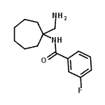 CAS#: 912770-96-8, N-[1-(Aminomethyl)cycloheptyl]-3-fluorobenzamide