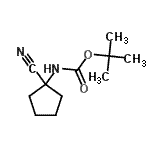 CAS#: 912770-99-1, 2-Methyl-2-propanyl (1-cyanocyclopentyl)carbamate