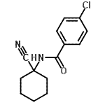 CAS#: 912771-01-8, 4-Chloro-N-(1-cyanocyclohexyl)benzamide