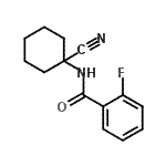 CAS#: 912771-10-9, N-(1-Cyanocyclohexyl)-2-fluorobenzamide