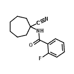 CAS#: 912771-12-1, N-(1-Cyanocycloheptyl)-2-fluorobenzamide
