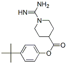 CAS 登录号:91283-32-8, 4-(1,1-二甲基乙基)苯基 1-(氨基亚氨基甲基)-4-哌啶甲酸酯