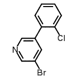 CAS 登录号：912934-76-0， 3-溴-5-(2-氯苯基)吡啶
