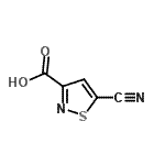 CAS#: 91319-29-8, 5-Cyano-1,2-thiazole-3-carboxylic acid