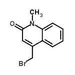 CAS#: 91348-39-9, 4-(Bromomethyl)-1-methyl-2(1H)-quinolinone