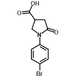 CAS#: 91348-51-5, 1-(4-Bromophenyl)-5-oxo-3-pyrrolidinecarboxylic acid