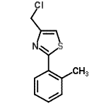 CAS#: 91349-33-6, 4-(Chloromethyl)-2-(2-methylphenyl)-1,3-thiazole