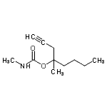 CAS#: 91355-95-2, 4-Methyl-1-octyn-4-yl methylcarbamate