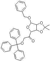 CAS#: 91364-12-4, 1-(6-benzyloxy-2,2-dimethyl-3a,4,6,6a-tetrahydrofuro[3,4-d][1,3]dioxol-4-yl)-2-trityloxy-ethanone