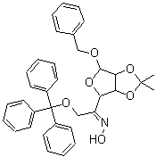 CAS#: 91364-14-6, (1E)-1-[6-(Benzyloxy)-2,2-dimethyltetrahydrofuro[3,4-d][1,3]dioxol-4-yl]-N-hydroxy-2-(trityloxy)ethanimine