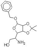CAS 登录号：91364-19-1， 苄基 5-氨基-5-脱氧-2,3-O-异亚丙基呋喃己糖苷