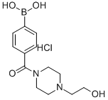 CAS#: 913835-44-6, B-[4-[[4-(2-Hydroxyethyl)-1-Piperazinyl]Carbonyl]Phenyl]-Boronic Acid Hydrochloride(1:1)