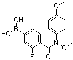 CAS#: 913835-49-1, [3-fluoro-4-[(4-methoxyphenyl)methoxycarbamoyl]phenyl]boronic acid