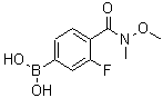 CAS#: 913835-59-3, {3-Fluoro-4-[methoxy(methyl)carbamoyl]phenyl}boronic acid