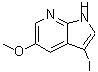 CAS#: 913983-33-2, 3-Iodo-5-methoxy-1H-pyrrolo[2,3-b]pyridine