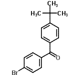 CAS#: 91404-26-1, (4-Bromophenyl)[4-(2-methyl-2-propanyl)phenyl]methanone