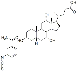 CAS 登录号:91418-75-6, 3'-异硫氰酸基苯甲酰胺胆酸
