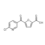 CAS#: 914203-44-4, 5-[(6-Chloro-3-pyridinyl)carbonyl]-2-furoic acid