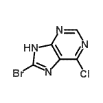 CAS#: 914220-07-8, 8-Bromo-6-chloro-9H-purine