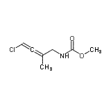 CAS#: 91434-55-8, Methyl (4-chloro-2-methyl-2,3-butadien-1-yl)carbamate