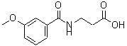 CAS 登录号：914773-50-5， N-(3-甲氧基苯甲酰基)-beta-丙氨酸