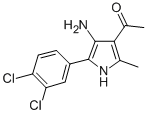 CAS#: 91480-92-1, 1-[4-Amino-5-(3,4-Dichlorophenyl)-2-Methyl-1H-Pyrrol-3-Yl]Ethanone